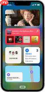 苹果手机桌面照片小组件如何更换