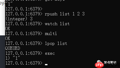 《redis in action》redis事务