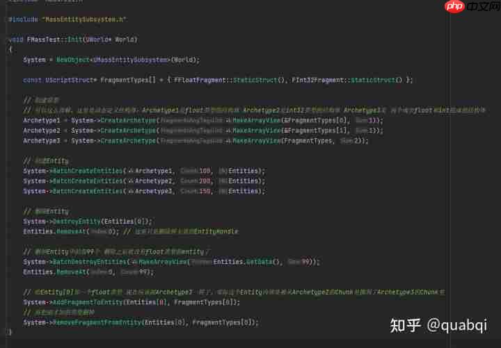UE5的ECS:MASS框架(一)