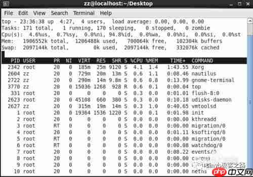 linux查看内存使用情况的N种方法-小浪学习网