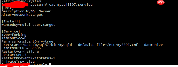 通过systemctl管理mysqld服务