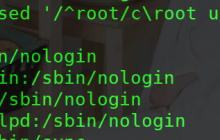 Linux中sed工具的使用