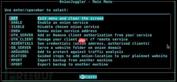 如何使用OnionJuggler在类Unix系统上通过命令行管理你的Onion服务