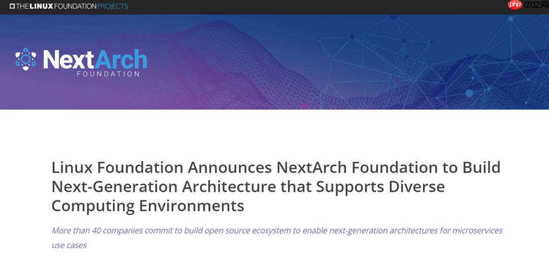 Tapdata 与多家行业知名企业一道，率先参与 NextArch Foundation 筹建