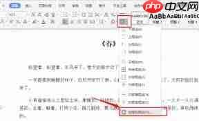 Word文档如何给文字加边框