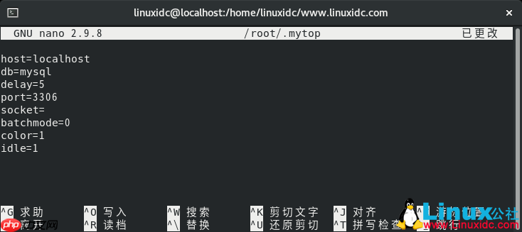 使用mytop命令行监视工具监视MySQL数据库