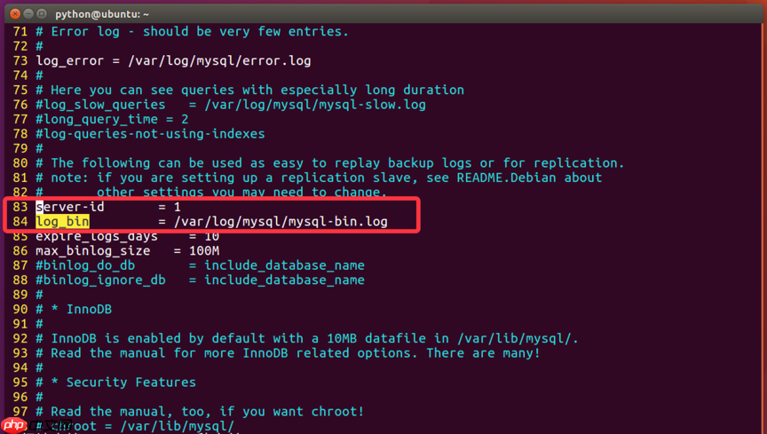 Ubuntu下MySQL主从同步配置步骤