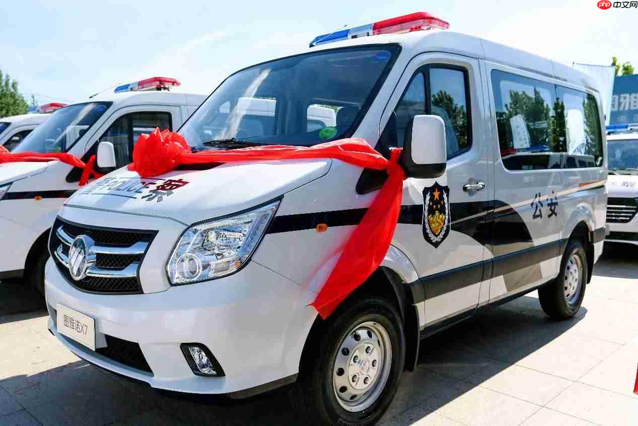 硬核科技赋能智慧警务建设图雅诺警用车、风景警用车批量交付