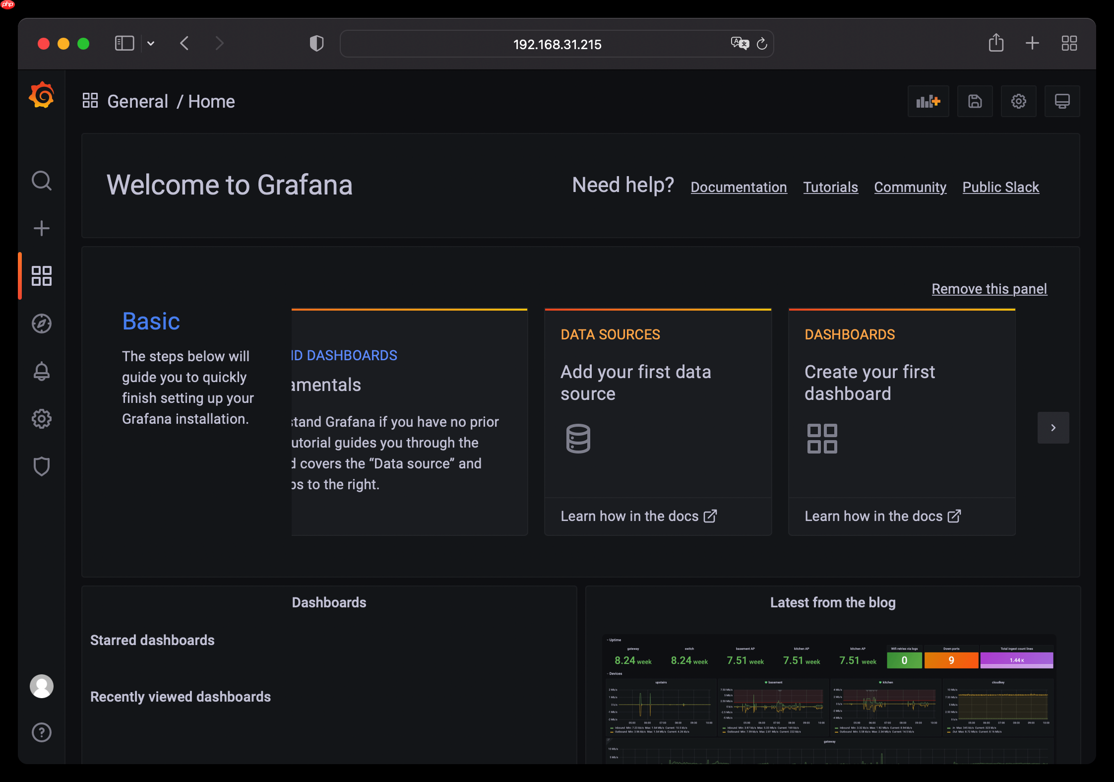 Grafana 随笔:安装篇