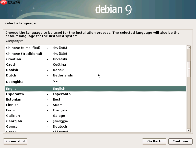 Debian9服务器安装