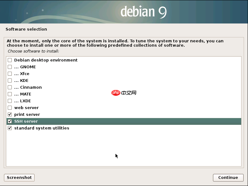 Debian9服务器安装