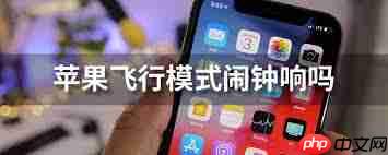 飞行模式下闹钟还能响吗