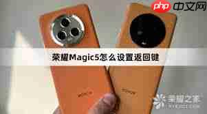 荣耀手机如何设置返回键位置在右侧