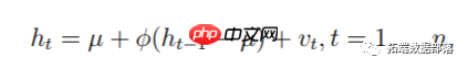 用综合信息准则比较随机波动率（SV）模型对股票价格时间序列建模