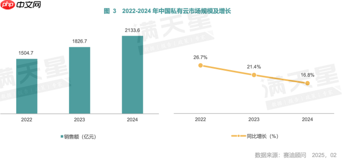 2024-2025年中国私有云市场研究报告，八大品牌入选领导者象限