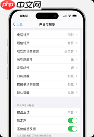 iPhone手机如何开启短信提示音