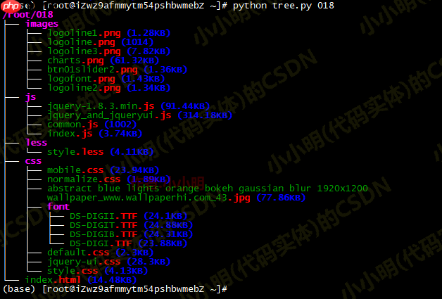 安利一款Python开发的仿Linux树形显示目录tree命令「建议收藏」