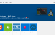 Windows 下安装和配置 WSL（Windows 10 子系统）