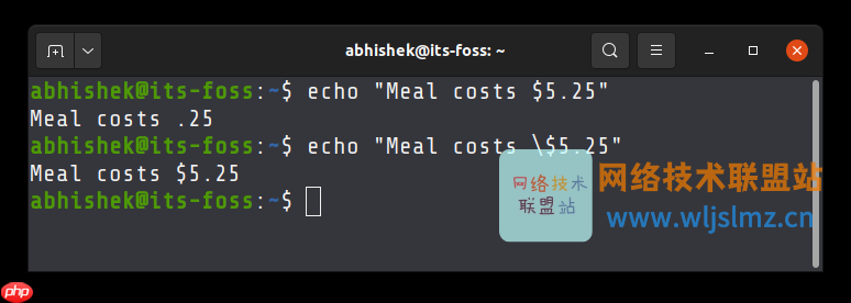 Bash Shell 中单引号和双引号的区别