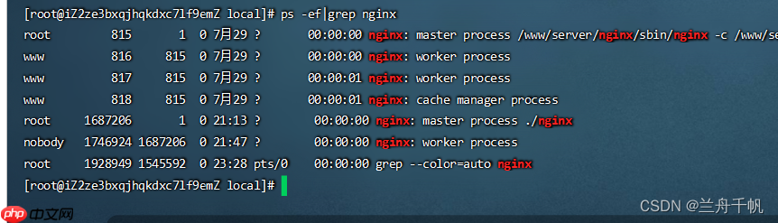 nginx的安装与配置启动(linux)