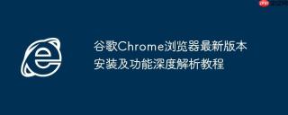 谷歌Chrome浏览器最新版本安装及功能深度解析教程