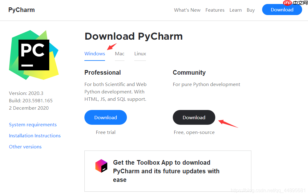 基于Windows 10下的PyCharm 安装教程详解
