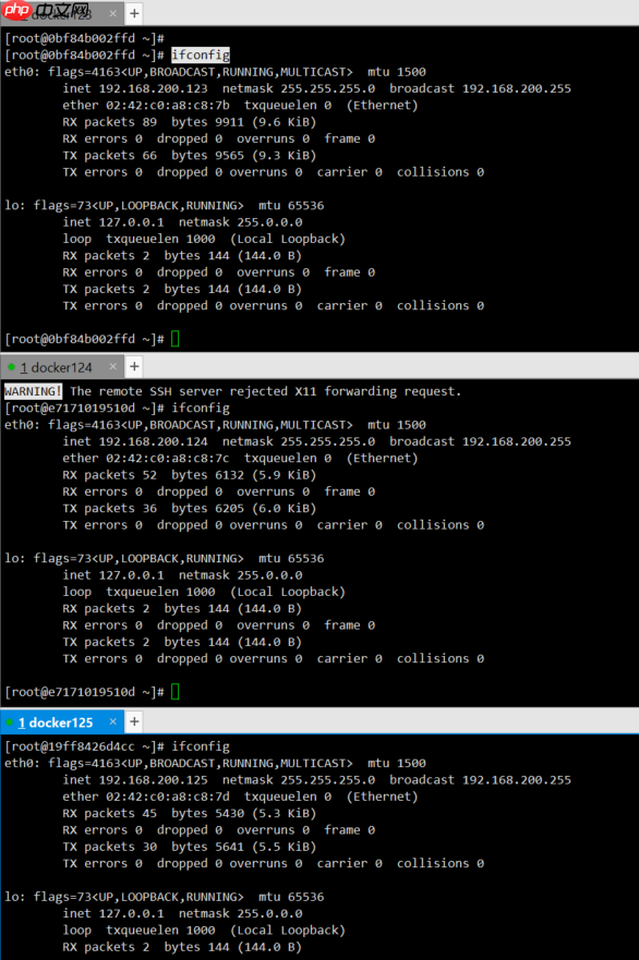 docker虚拟化多个Centos7