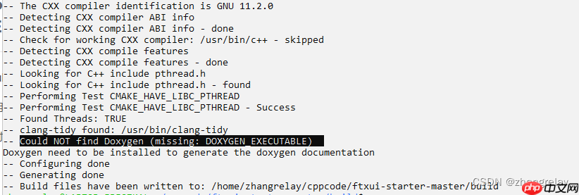 Could NOT find Doxygen (missing: DOXYGEN_EXECUTABLE)