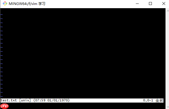vim 学习笔记（一）—— vim模式与创建、编辑文件