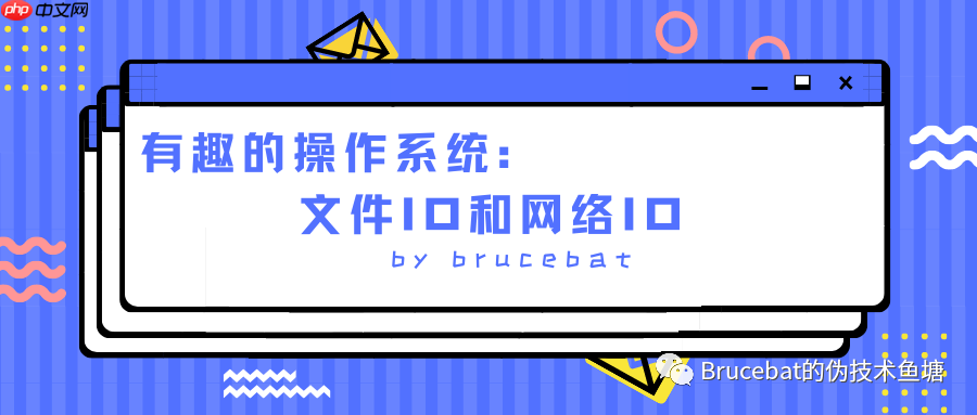有趣的操作系统：文件io和网络io