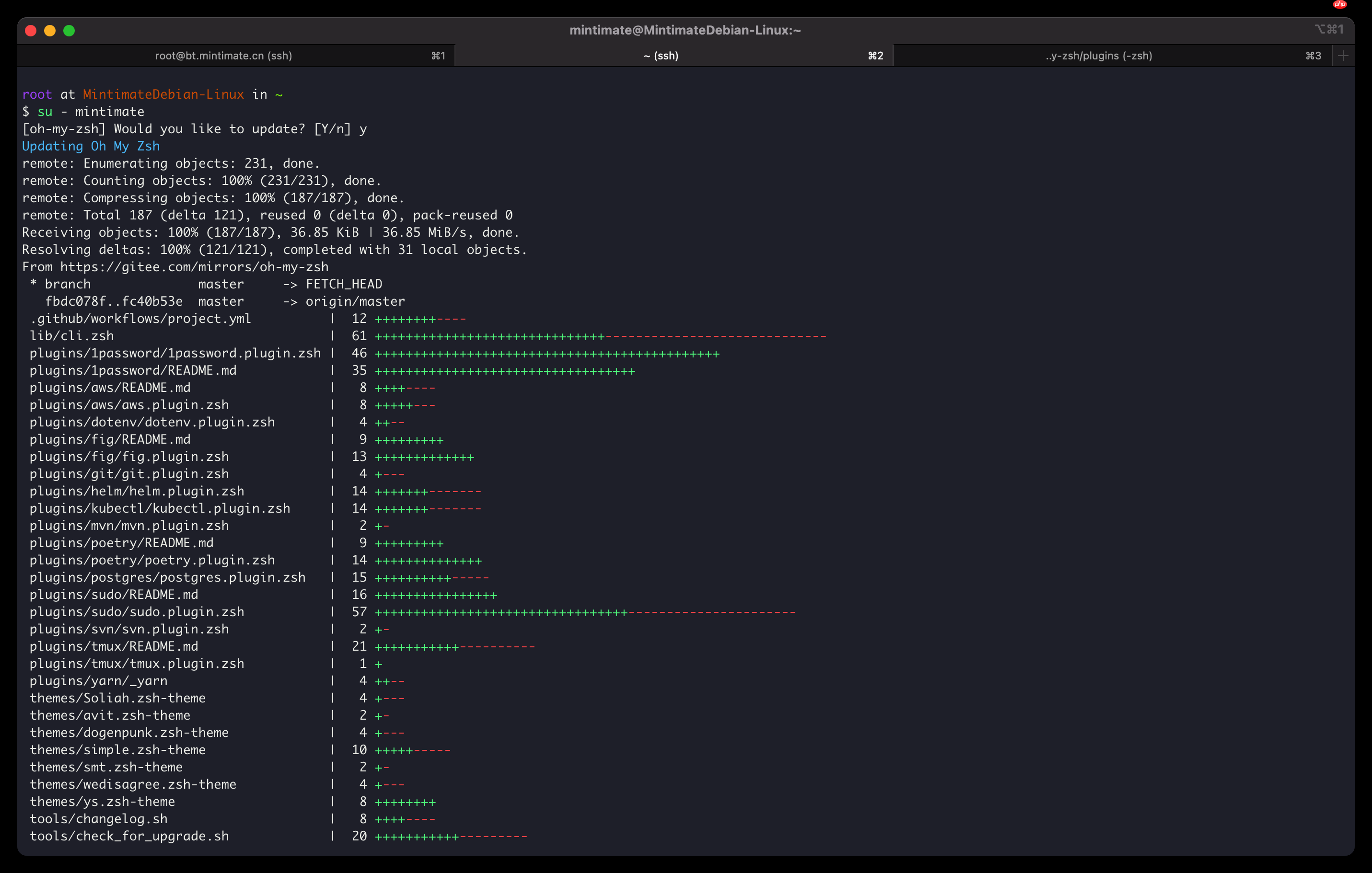 Linux/Mac通过Oh-my-zsh配置Zsh插件，让你的终端更加强大且智能