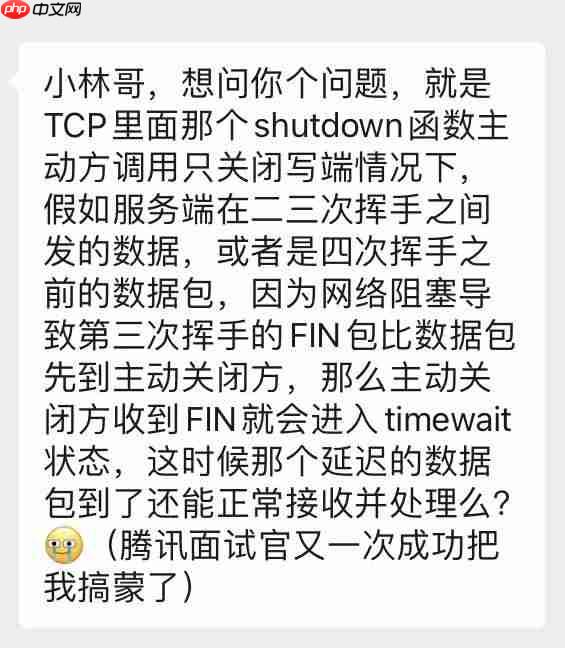 又被鹅厂问懵逼了：TCP 四次挥手收到乱序的 FIN 包会如何处理？