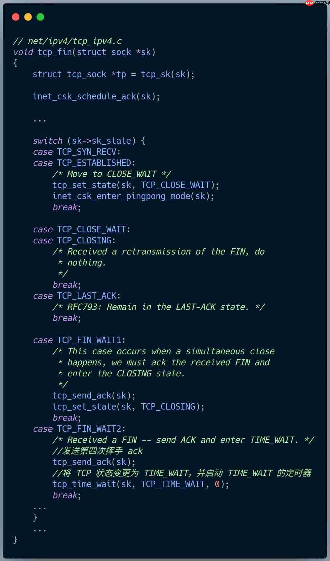 又被鹅厂问懵逼了：TCP 四次挥手收到乱序的 FIN 包会如何处理？