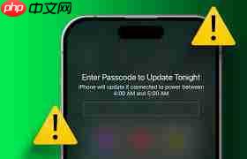 iPhone一夜未更新怎么办