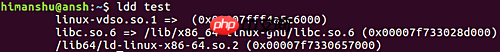 ldd命令 ubuntu_使用示例解释Linux ldd命令