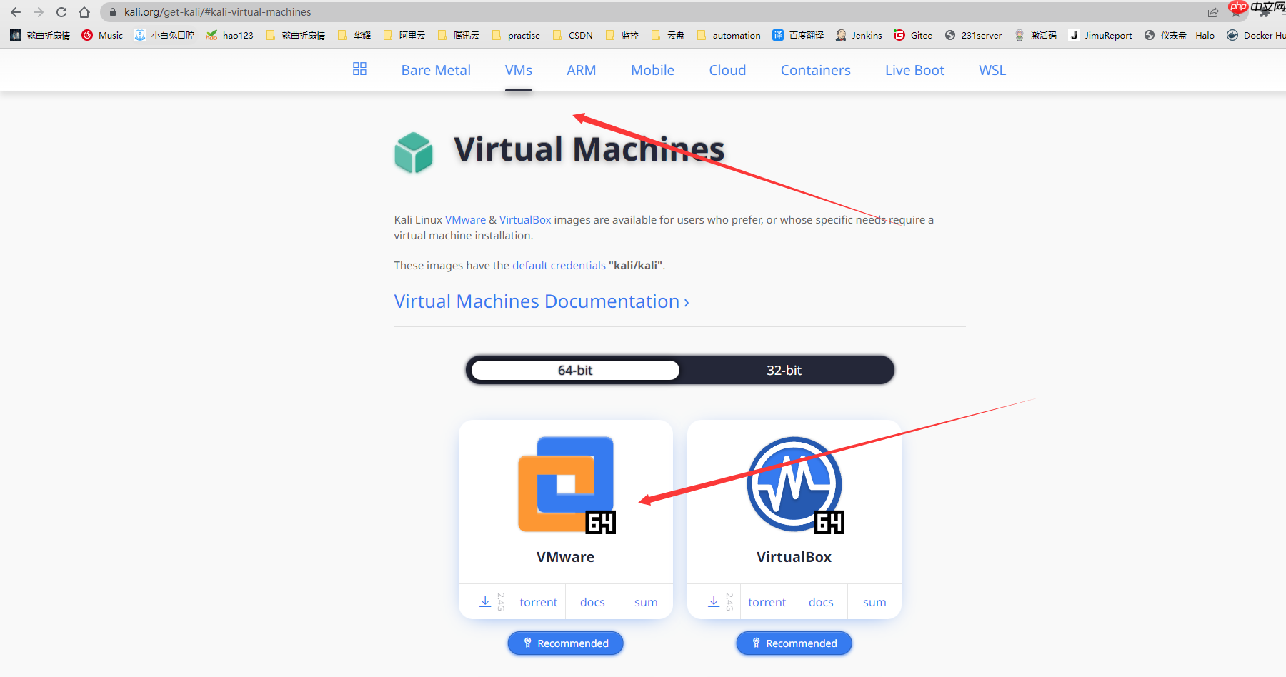 kali-linux安装部署