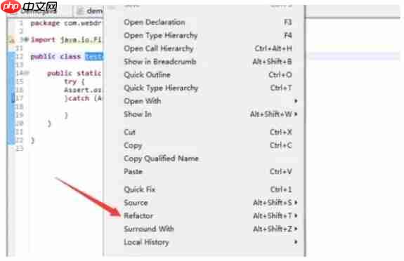 eclipse怎么修改类名？eclipse修改类名的方法