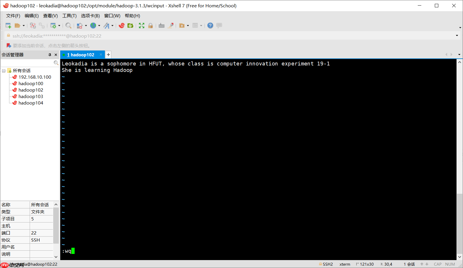 Hadoop入门(八)——本地运行模式+完全分布模式案例详解，实现WordCount和集群分发脚本xsync快速配置环境变量 （图文详解步骤2021）[通俗易懂]