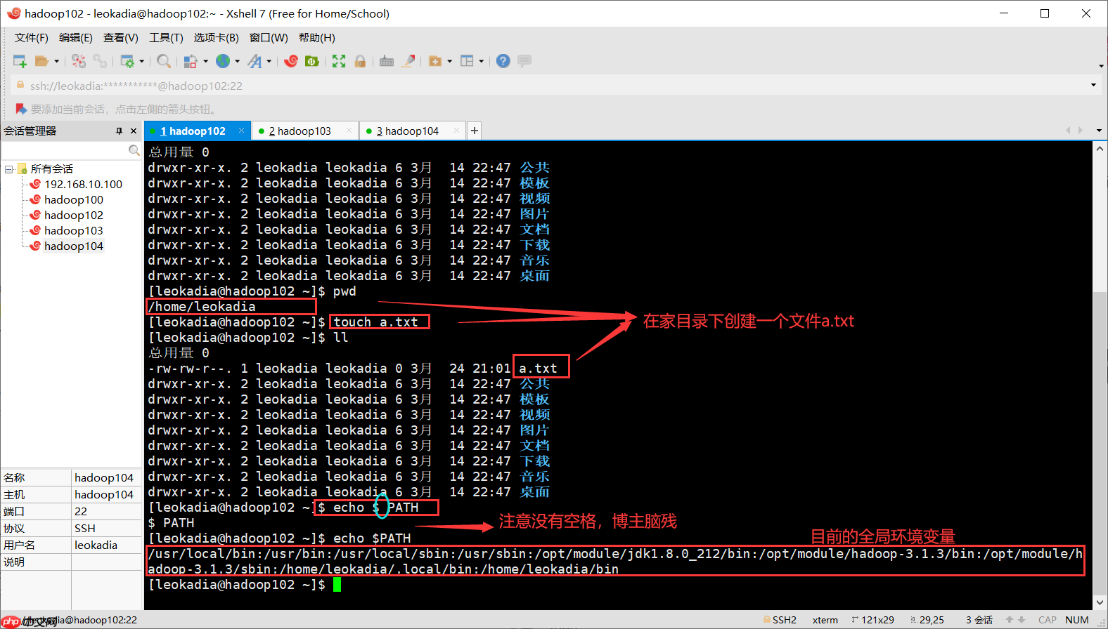 Hadoop入门(八)——本地运行模式+完全分布模式案例详解，实现WordCount和集群分发脚本xsync快速配置环境变量 （图文详解步骤2021）[通俗易懂]
