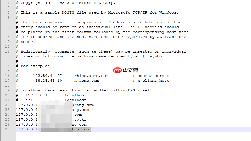 [980]Windows host配置域名