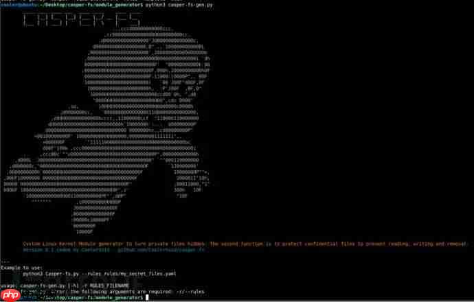 Casper-fs:一款功能强大的自定义隐藏Linux内核模块生成器