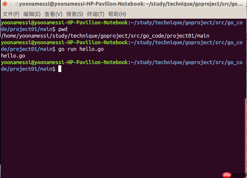 Linux下的第一个Golang程序