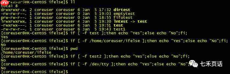 Linux——Shell编程里if的参数从-a到-z