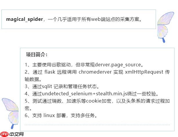 magical_spider远程采集方案