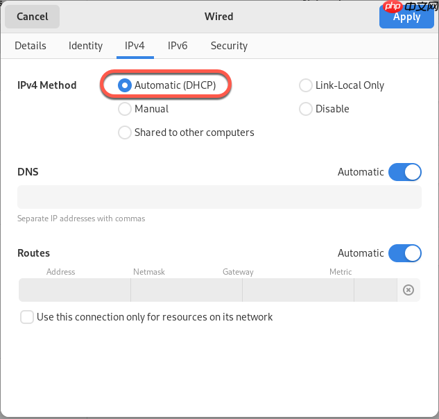 Linux：显示和管理IP址设置