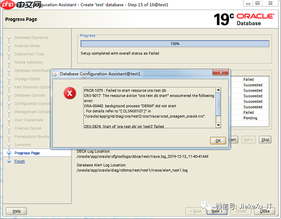 Oracle 19c RAC 遇到的几个问题