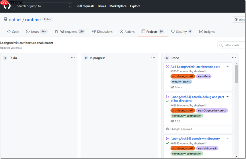 .NET LoongArch64  正式合并进入.NET