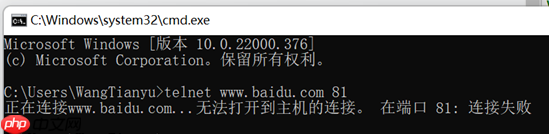 怎么测试服务器端口是否对外开放_如何查看windows某个端口是否打开