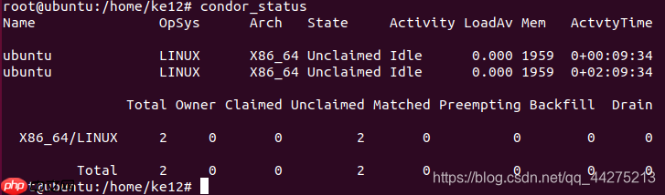 HTCondor下多台Linux计算集群的搭建