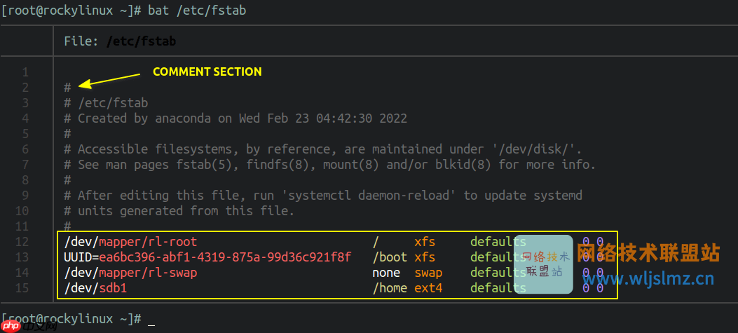 Linux 中的 文件系统表Fstab 是什么？